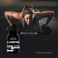 BANDINI Bandini® L-CARNITINE Carnipure® | 100 Vegan Tablets 100 Days | High Strength L Carnitine Tartrate Supplement | Reduces Tiredness & Fatigue | Energy & Metabolism Support | Pre-Workout Formula 1000mg