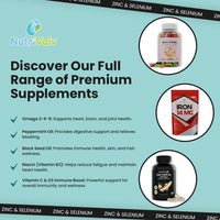 Zinc 15mg & Selenium 200mcg | 120 Tablets | Zinc Picolinate & Selenomethionine (Most Bioavailable Form) | Immune Support | by NutriVolv