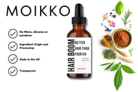 Generic Hair Growth Oil 100% Natural with Castor, Jojoba, Avocado, Hibiscus, Argan, Peppermint, Basil, Aloe, Red Onion, Clove & Rosemary - Promotes Thickness & Strength