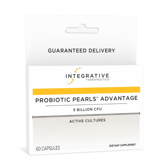 Integrative Therapeutics Probiotic Pearls Advantage - Gut Health Support* - Daily Digestive Support with Lactobacilli & Bifidobacteria* - Non-Refrigerated - True Delivery Technology - 60 Capsules