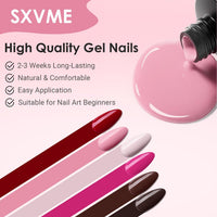 SXVME Pastel Lavender Purple Press On Nails Short Oval, Glossy Short False Nails Almond, Salon Quality Manicure, Reusable Soft Gel Fake Nails for Women Everyday Wear, 24 Pcs
