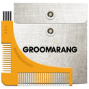 groomarang New Groomarang Beard Styling and Shaping Template Comb Tool Perfect Lines & Symmetry Shape Face Neck Line Fast And Easily.