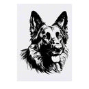 Azeeda 'German Shepherd ' Temporary Tattoo - Water Resistant, Skin-Safe, Non-Toxic Transfer (TO00065523)