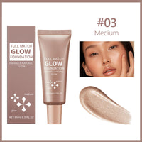 SHEBEEDO Natural Glow Illuminator Glotion,True Match Natural Glow Enhancer,Bronzing Drops Makeup Highlighter For Radiant,Hydrating Moisturizing Highlighter Lightweight Base For Face & Body,Medium