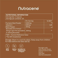 NUTRACENE Nutracene Turmeric 1,000mg with Black Pepper | Boswellia |