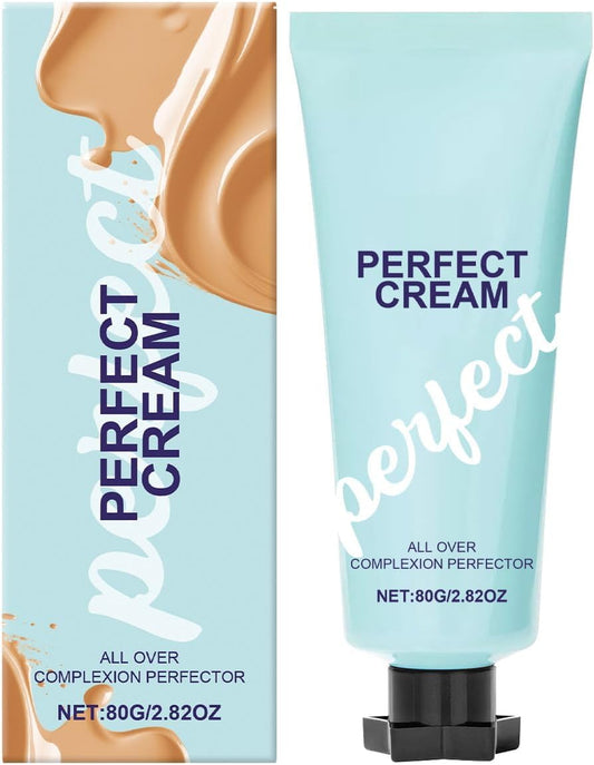 Samkeen All-Over Complexion Perfector, Concealing Foundation Perfecting Cream, Waterproof Long-Lasting CC Cream, Evens Skin Tone, Natural body coverage, Leg Cover Up