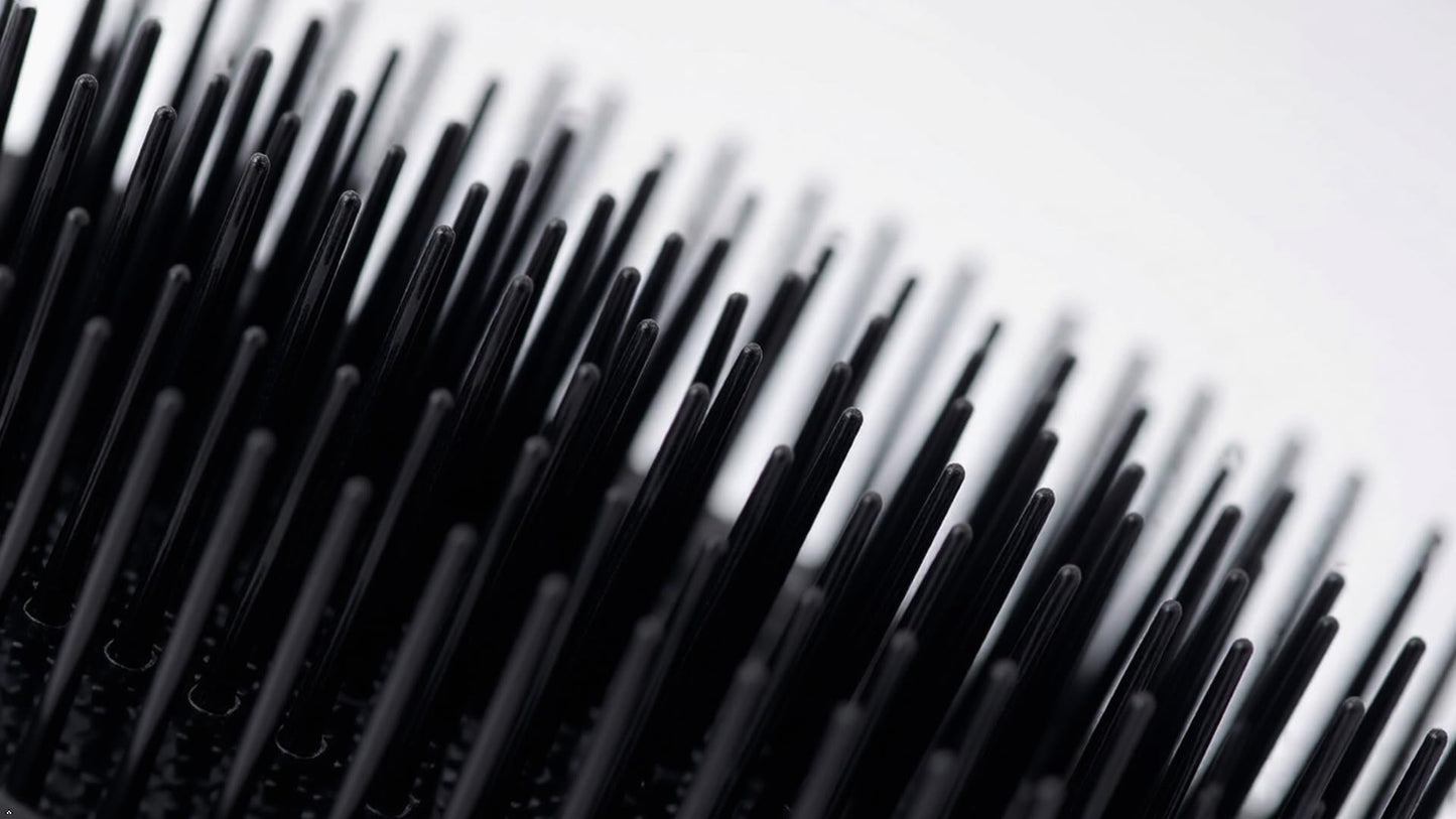 Head Jog 111 Mane Tamer Hair Brush. Detangling For Tangle Free Hair (Black)