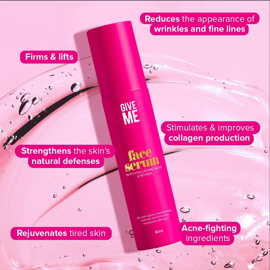 Give Me Hyaluronic Acid & Retinol Face Serum With Peptides & Vitamin B5