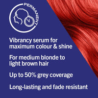 Schwarzkopf LIVE Colour + Lift Deep Red Permanent Hair Dye L75, Vibrant Deep Red Hair Dye Lightens Up To 3 Levels, Long Lasting Hair Colour with Built-In Lightener