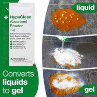 Safety First Aid Group HypaClean Absorbent Powder 10g, Pack of 25