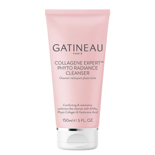 Gatineau - Collagene Expert Phyto Radiance Cleanser, Gentle Exfoliating Face Cleanser and Toner, Hydrating with Hyaluronic Acid (150ml)