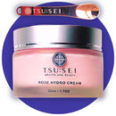 TSU:SEI Health and Beauty Rose Hydro Cream for Face by TSU:SEI - Organic Moisturiser for Women with SPF20, Vitamin E and Hyaluronic Acid. Natural Daily Facial Cream. Cruelty Free Skincare. 50ml.