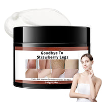 Strawberry Legs Treatment Cream – Body Cream for Strawberry Skin, Dry Skin Moisturiser with Exfoliating & Smoothing Formula, Foot Product for Very Dry Feet, Body Skin Care Lotion for Women & Men
