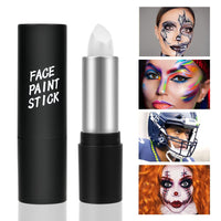 LOPHE Face Paint Stick, White Eye Body Paint Stick for Softball Football Baseball Lacrosse, Non Toxic Makeup Stick for Adults Kids Halloween Cosplay, Sport Oil-based Painting Stick