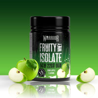 Warrior Fruity Clear Whey Isolate – Rapid Digesting Protein Powder – Refreshingly Fruit Flavoured Shakes – Easy to Drink & Consume Post Workout, Low Sugar, 15 Servings (Sour Apple, 375g)