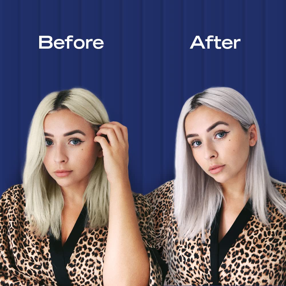 Schwarzkopf LIVE Silver Shampoo for Icy Blondes (200ml), Hair Toner Purple Shampoo for Neutralising Brassiness, Blonde Toner Eliminates Yellow Tones for Cool Blonde Shades