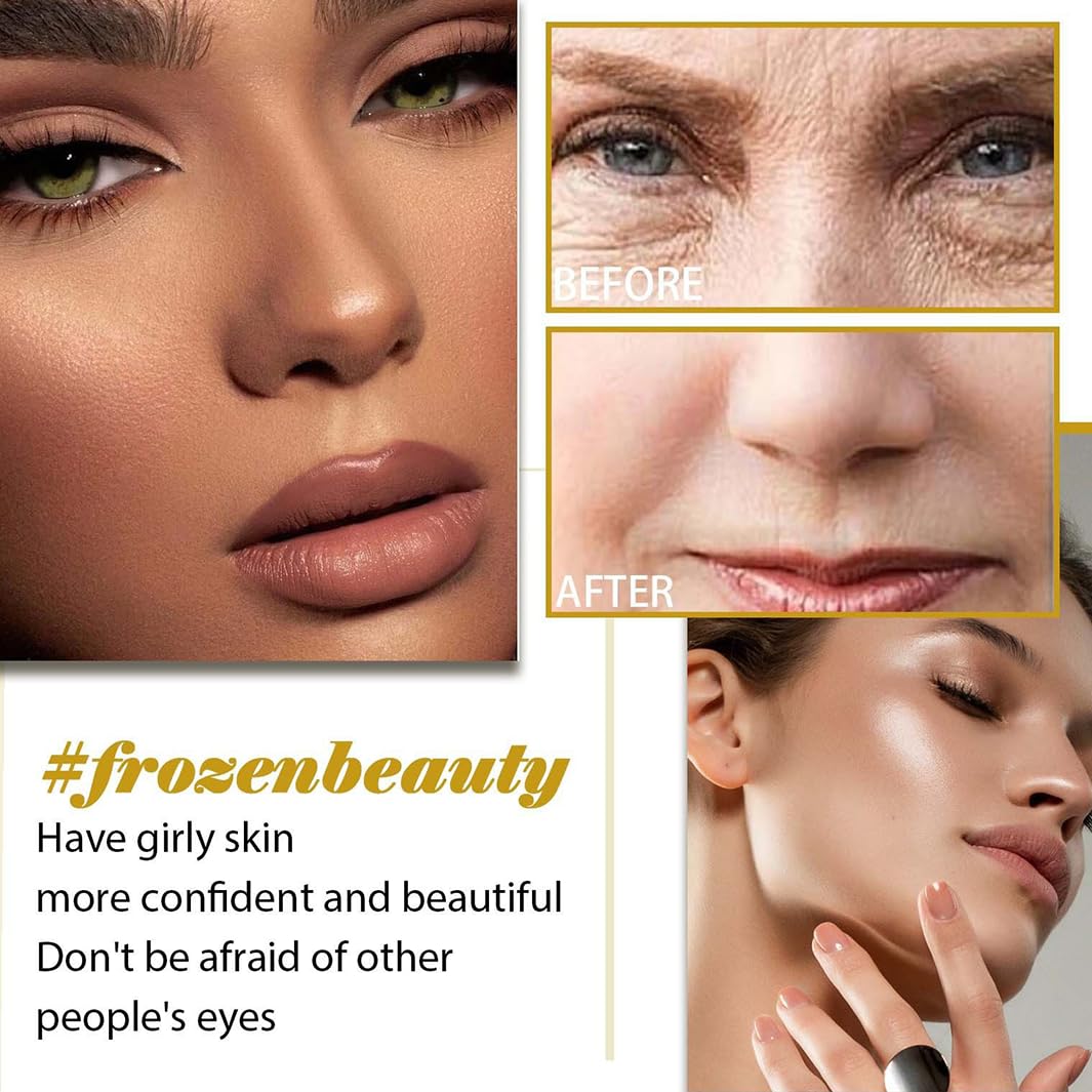 PLVNNZ Bee Venom Cream,2Pcs Bee Venom Serum & Anti-Wrinkle Face Cream Set, Niacinamide & Multi-Peptide Skincare Kit for Deep Hydration, Firming, Dark Spot Correction – Day & Night Moisturizer for