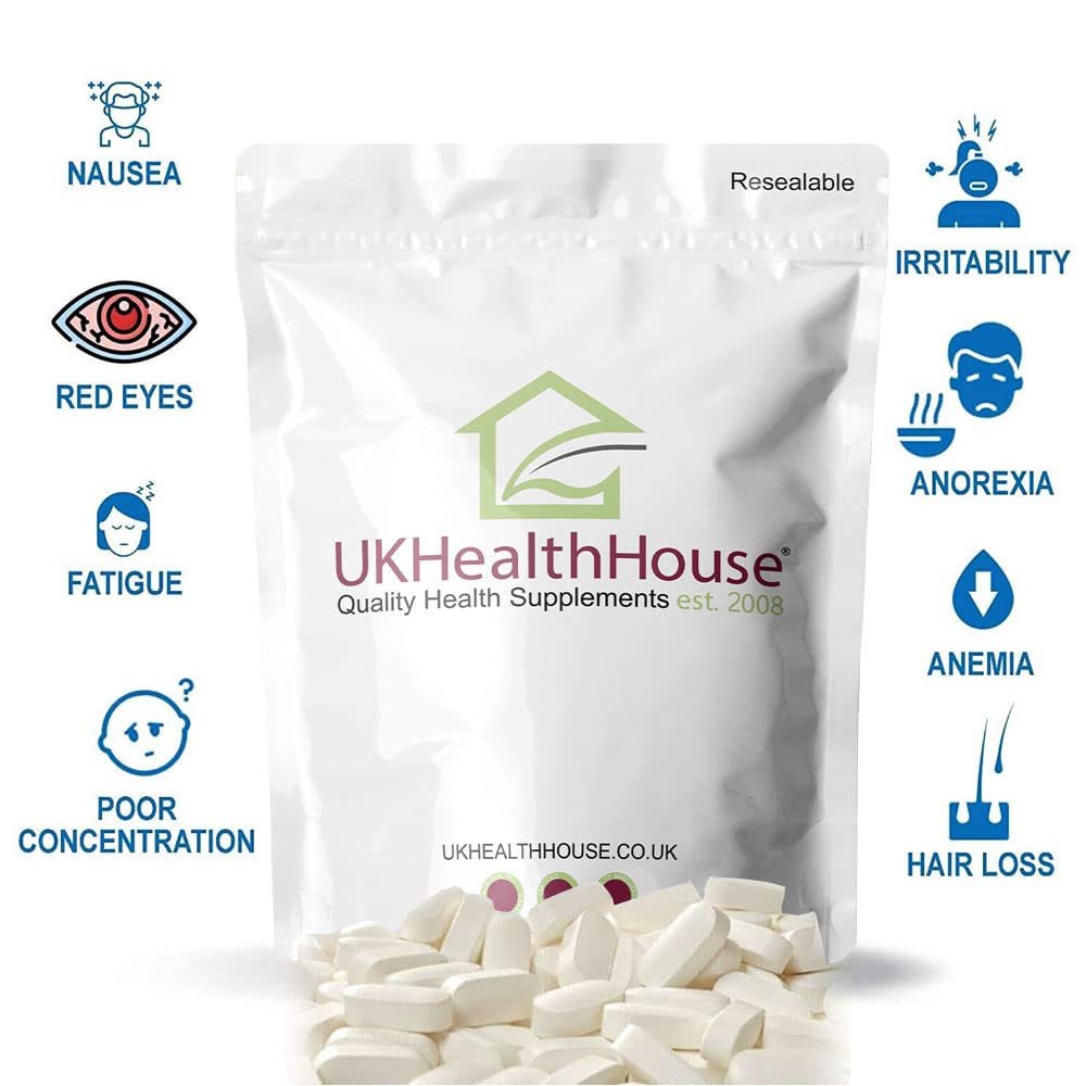 UKHealthHouse L-Lysine 1000mg Tablets – High Strength Essential Amino Acid Supplement for Immune Support, Bone Health & Muscle Recovery | Vegan, Gluten-Free | 120 Lysine Tablets