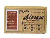 Natureza Organic Coffee scrub soap for deep cleansing anti ageing smooth spotless skin