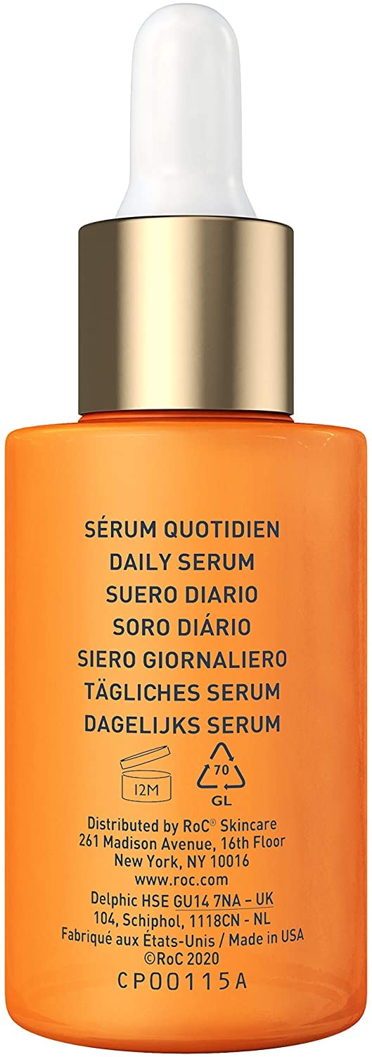 RoC - Multi Correxion Revive + Glow Vitamin C Daily Serum - Anti Wrinkle, Ageing and Skin Tone Treatment - Firming Moisturiser - 30ml