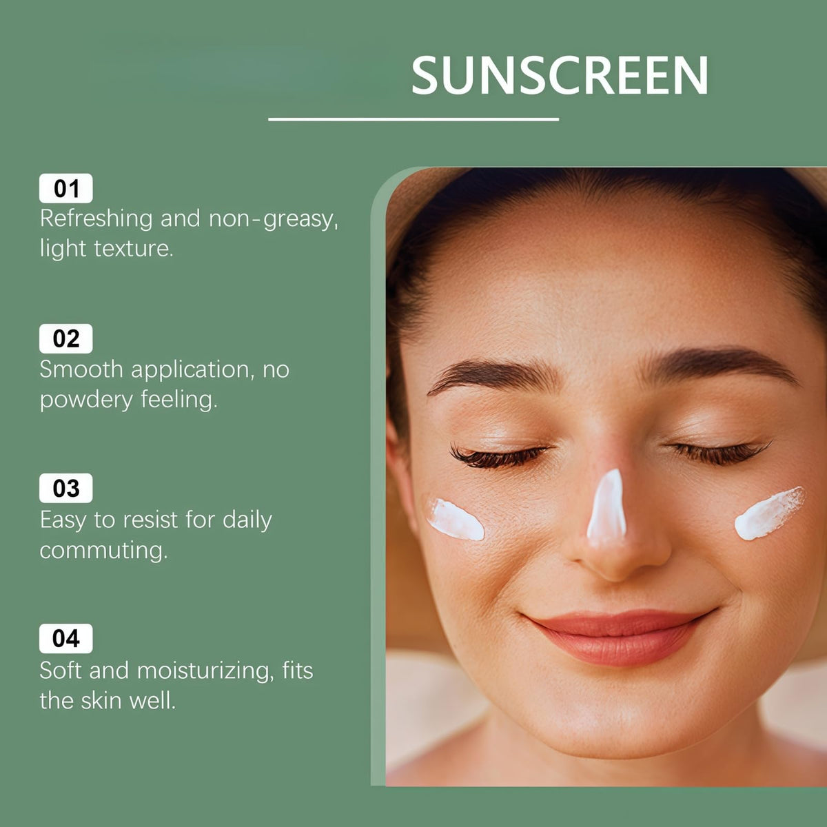 Fankayi Non Na/no Zi/nc Ox/ide Sunscreen Balm,Beef Tallow Sunscreen Balm,Natural Tallow Sun Cream for Face & Body,Sunblock for Outdoor & Beach,Sun Cream Face,Ta-llow Sun-screen,Non Na-no Sun-screen
