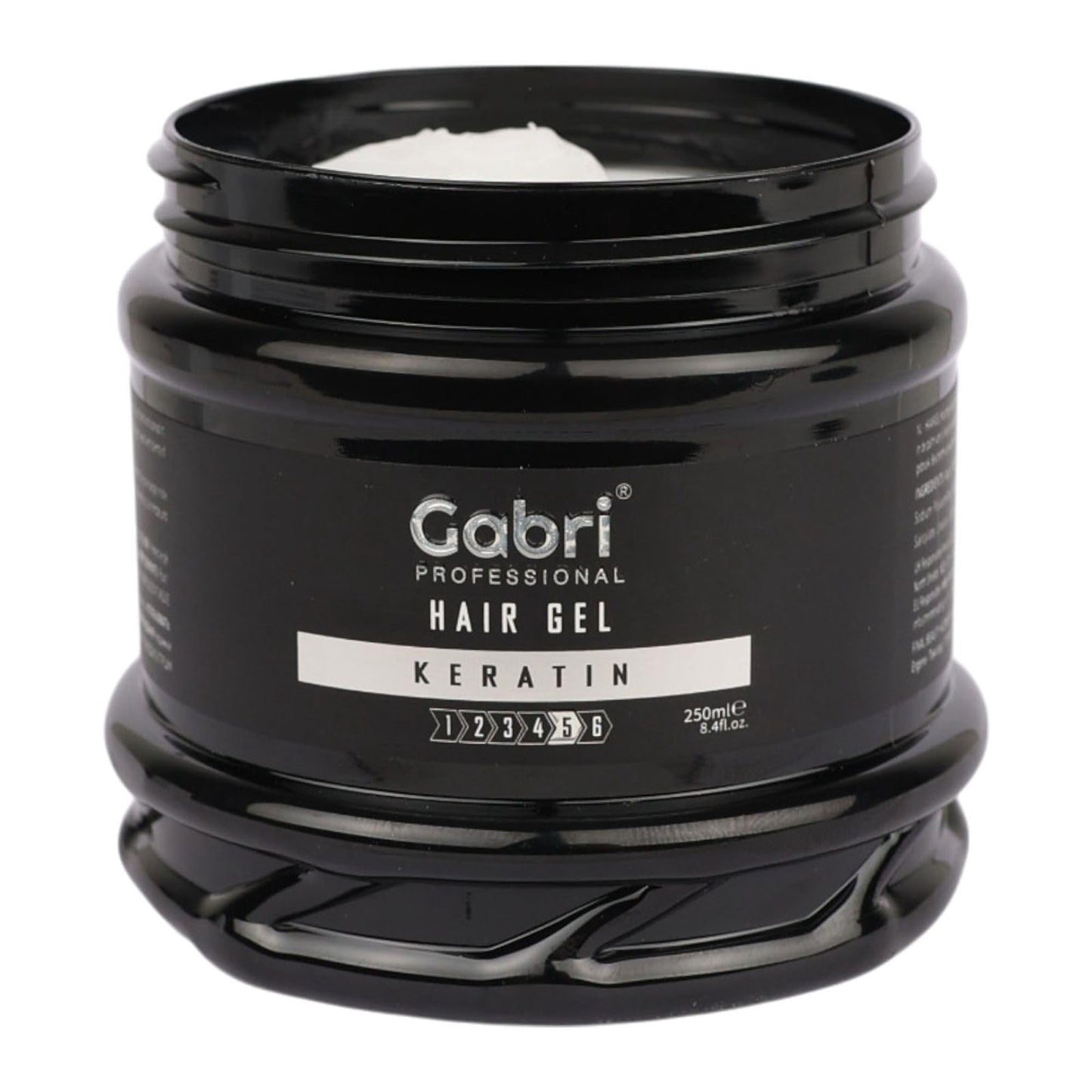 G Gabri Gabri Professional Hair Gel Series 250 ml - Strong Hold Hair Styling Gels - High Gloss, Anti-Frizz Effect, Edge Control - For All Hair Types (250 g (1 Pack), Keratin)