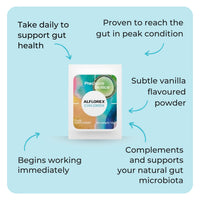 PrecisionBiotics Alflorex Children - Gut Health Probiotic Supplements with Unique Bifidobacterium Longum Bacteria Strain 35624 - Probiotics for Children Ages 3+ - Vanilla Flavour - 30 Powder Sachets