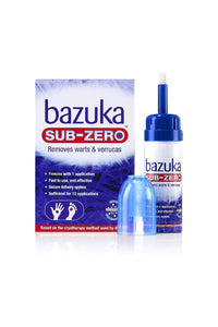 Bazuka Sub Zero Warts & Verucca - 12 Applications (50ml) - Pack of 2
