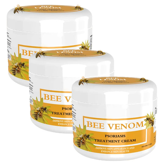 DMQ Bee Veno_m Psoriasis Cream,3PCS New Zealand Bee Veno-m Cream，Relieve skin itching & Fast Smoothing,Bee Veno-m Psoriasis Cream for All Skin Type,Soothing Psoriasis Cream for Redness,Hand & Foot & Leg