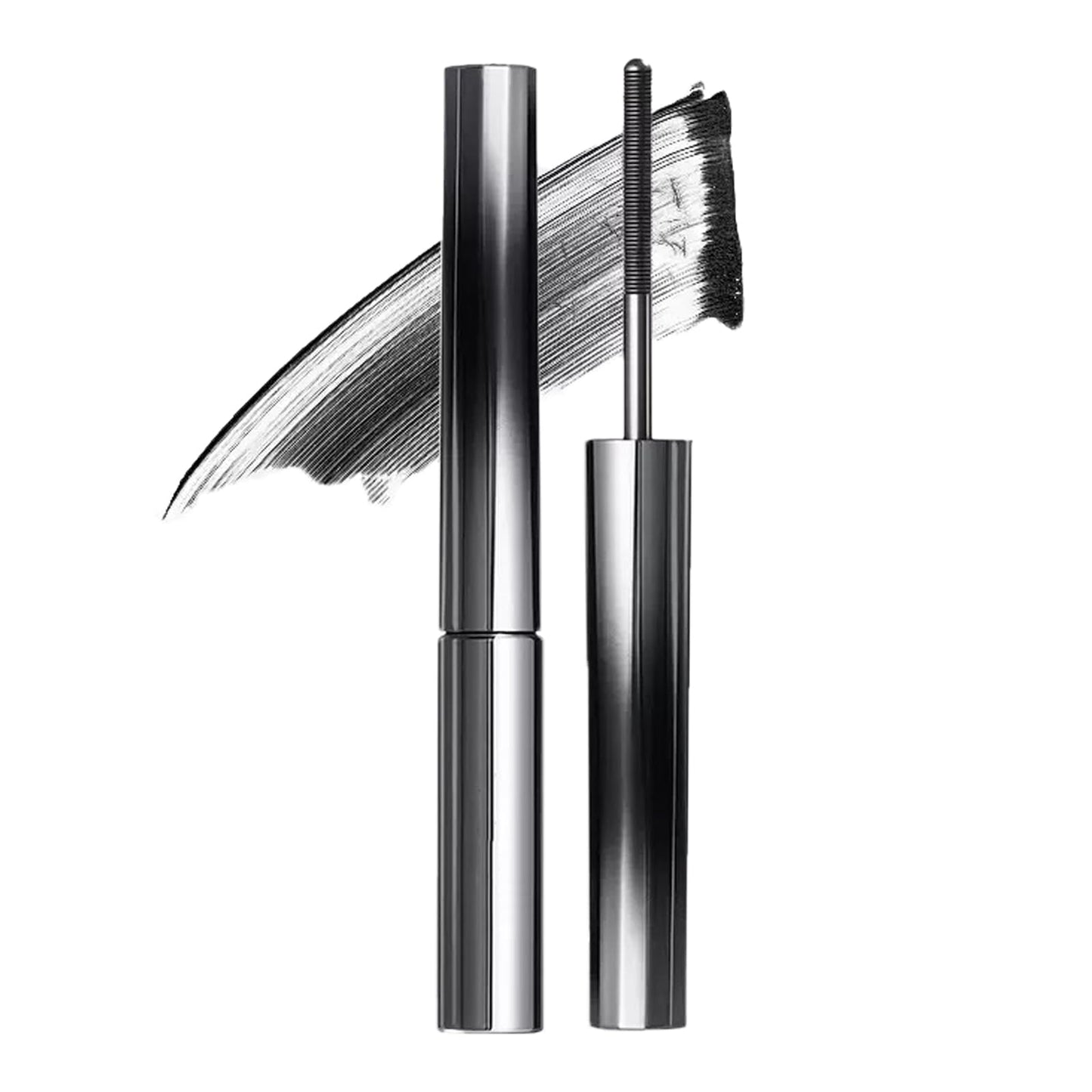 HERBINSOLS Metal Volumizing Black Mascara - Natural Lengthening Mascara Black Waterproof - Smudge-Proof Metal Wand mascara for Natural Eye Makeup - Long-Wear No Clumping for Sensitive Eyes