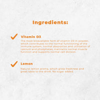 Nature's Finest by Nutrisslim Vitamin D3 Powder 2000IU | 50µg of Vitamin D per Serving | Most Bioavailable Form of Vitamin D3 Powder | for Vegetarians and Vegans