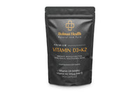 Bolman Health Vitamin D3 + K2 Capsules | Vegeterian Capsules | 5000IU & 100μg (MK-7) | 60 High Strength HMPC Vegan Capsules | 1-A-Day | Vegetarian and UK Manufacture - Supports Immune Sytem & Bone Health