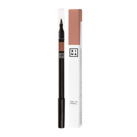 3INA MAKEUP - Vegan - The Lip Pencil 513 - Medium brown red - Longwearing Formula - Highly Pigmented Intense Colors - Built- In- Brush - Intense Colorful Shades - Cruelty Free