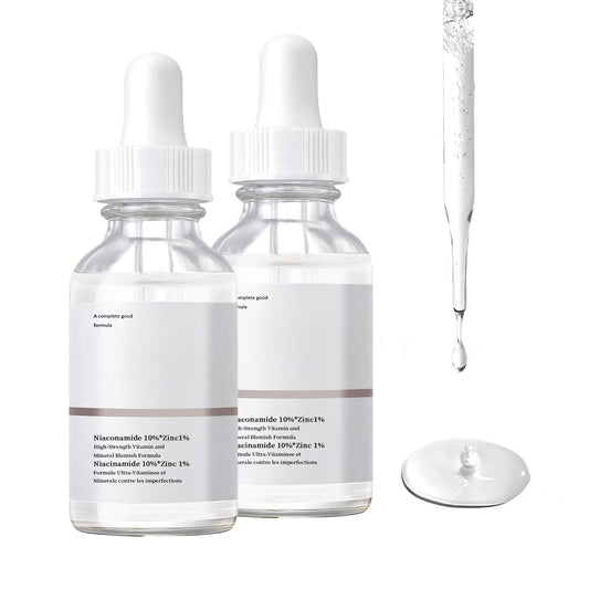 MIZEEYE Niacinamide Serum for Face, 2PCS Moisture Niacinamide Face Serum for Women, Niacinamide 10% + Zinc 1% Serum For Acne, Refreshing.