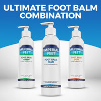 Imperial Feet Foot Balm Blue for Dry Feet Skin Remover-150ML Honey Balm Hard Skin Remover Foot-Cracked Heel Repair Cream-Athletes Foot Cream-Heel Balm for Soft, Smooth, Moisturize & Soothes Dry Skin