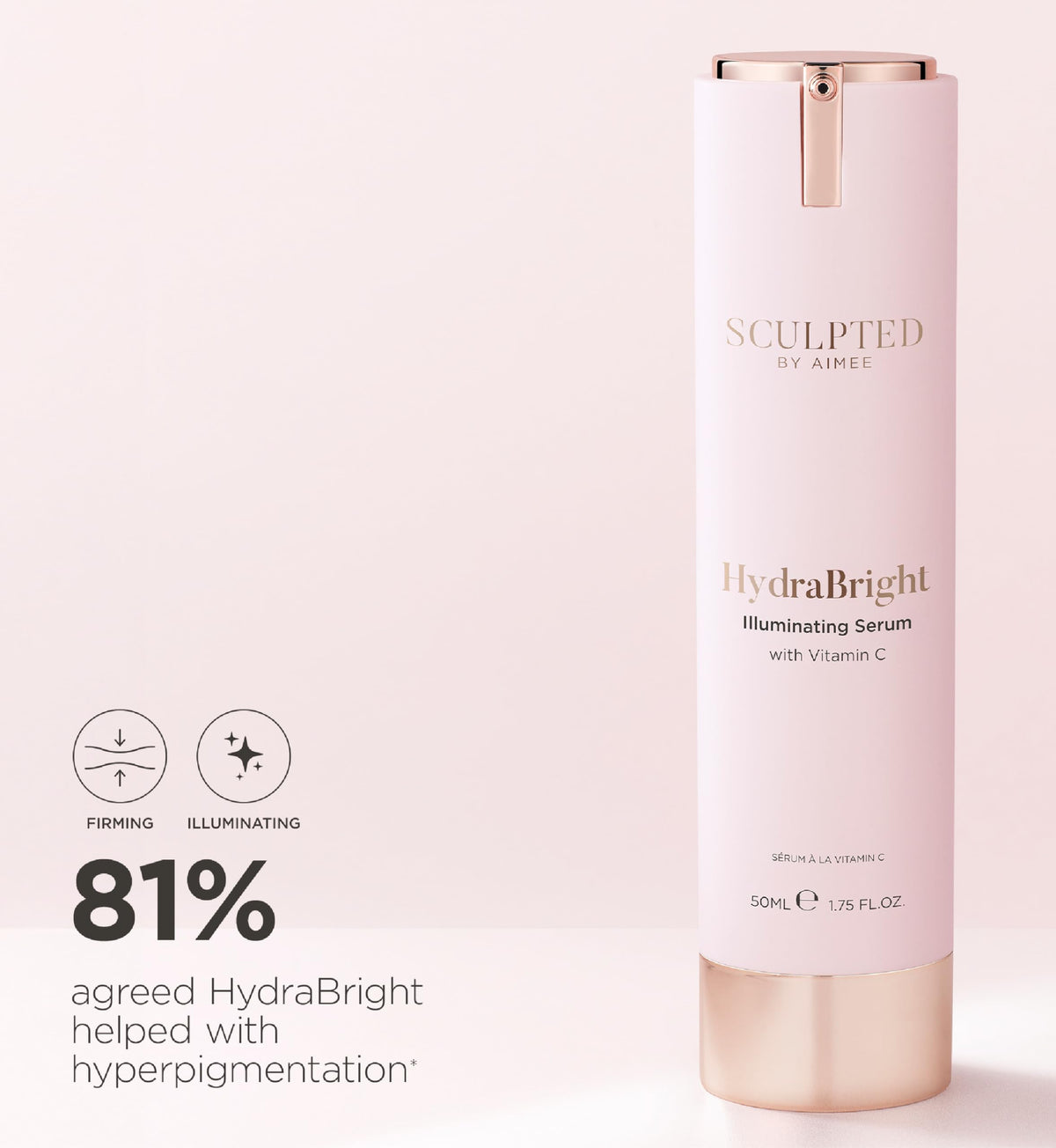 SCULPTED by Aimee Connolly HydraBright Illuminating Serum from Sculpted by Aimee 50ml – Vitamin C & Anti-Oxidant Rich Formula for Dull, Uneven Skin, Fine Lines and Wrinkles