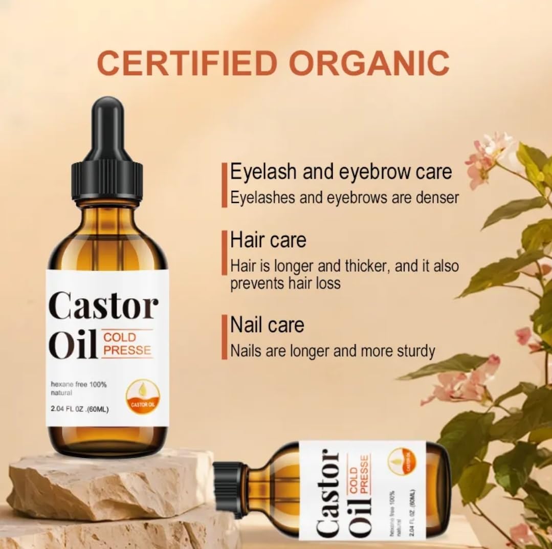 Wachinas Castor Oil, Cold Pressed, Hexane Free, 100% Natural, 60ml Introducing Wachinas Castor Oil - Your Multi-Purpose Beauty Elixir Certified Organic, Cold-Pressed, and Hexane-Free