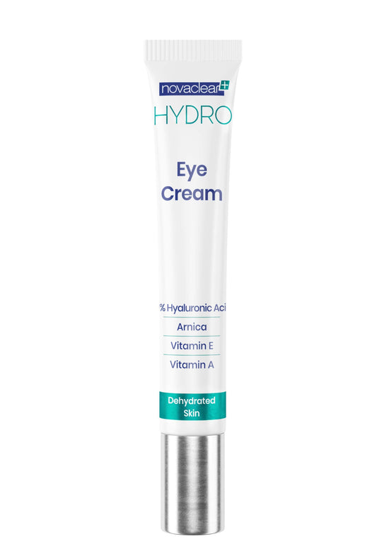 Novaclear Equalan Pharma Hydro Eye Cream 15 ml with Hyaluronic Acid, Vitamin A, Vitamin E, Argan and Macadamia Oil for Hydrating and Anti-Aging