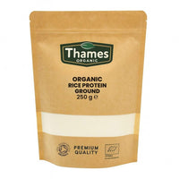 Thames Organic Organic Rice Protein Ground: Premium Plant-Based Protein for Health & Fitness Enthusiasts - Vegan-Friendly 500g
