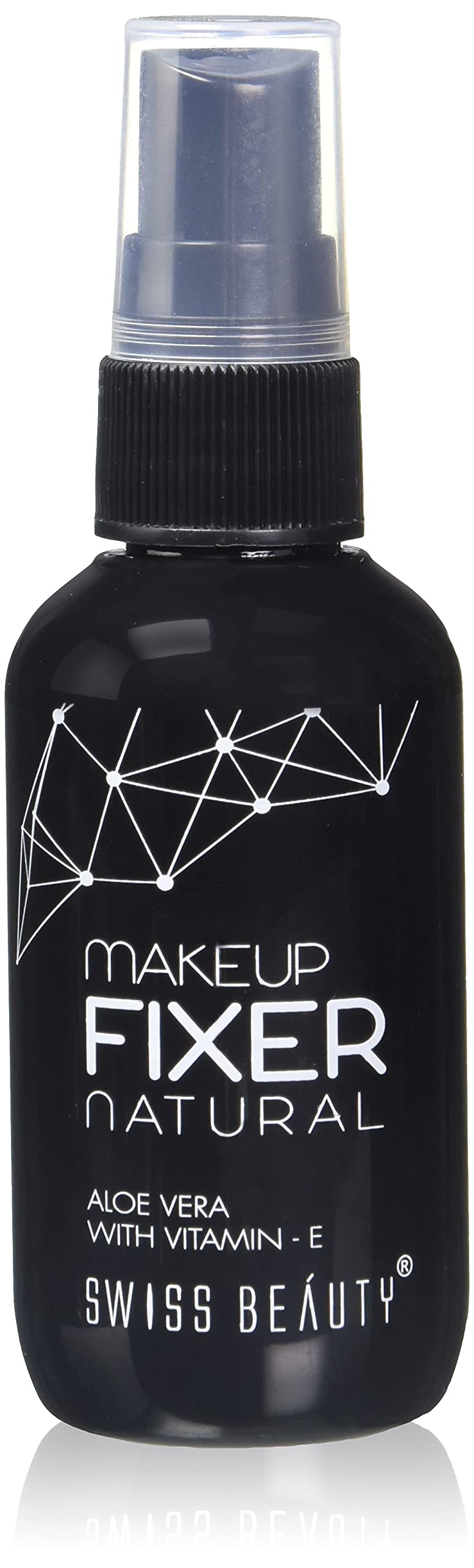SWISS BEAUTY Long Lasting Misty Finish Professional Makeup Fixer Spray for Face Makeup | With Aloe Vera and Vitamin E | Lightweight, Quick Dry, 70ml