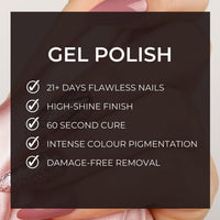 BLUESKY Bluesky Gel Nail Polish Set, 10 Year Anniversary - Full Collection. 9 x 5ml. Pink, Purple, Red, Mauve, Nude, Pastel, Fine Glitter (Requires curing under UV/LED Lamp)