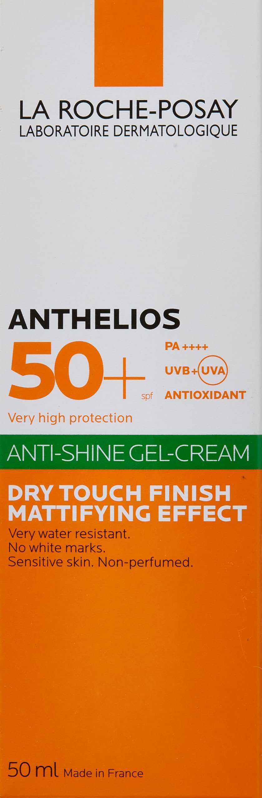 La Roche-Posay ANTHELIOS TOUCHE SEC SP50+T50ML (Packing may vary).