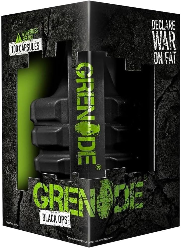 Grenade Black Ops Weight Management Capsules - Pack of 100 Capsules (Packaging May Vary)