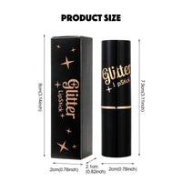 Pearl Pink Lipstick, Shimmering Silver Red Color Lip Balm, Silky Rose Nude colour Lips Stick, Glitter High Pigment Smooth Full Coverage Lipsticks, Pearlescent Longlasting Lipgloss for Women