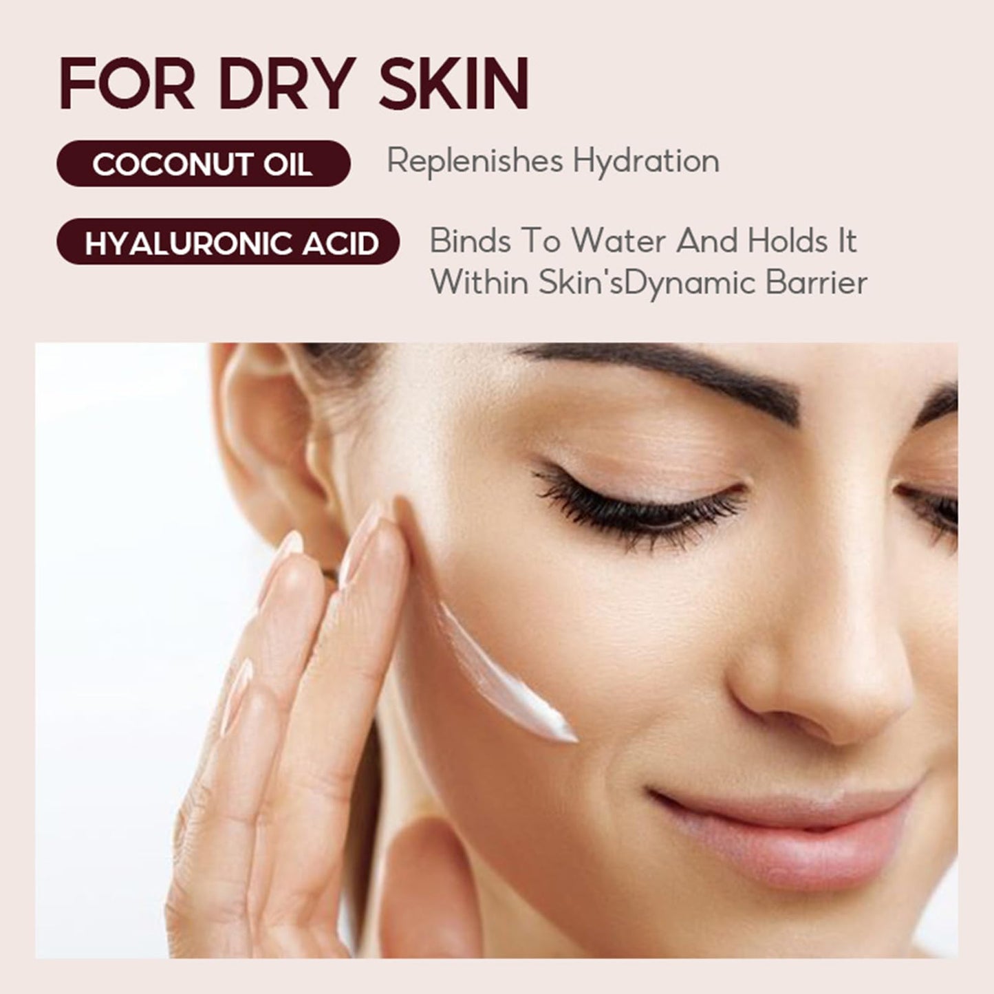 GNAUMORE Coconut Hydrate Facial Moisturiser,Coconut Oil Facial Moisturizer,Coconut Hydration Facial Lotion,Coconut Oil Body Lotion,Coconut Water Facial Moisturizer,Coconut Oil Formula Body Lotion