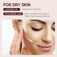 GNAUMORE Coconut Hydrate Facial Moisturiser,Coconut Oil Facial Moisturizer,Coconut Hydration Facial Lotion,Coconut Oil Body Lotion,Coconut Water Facial Moisturizer,Coconut Oil Formula Body Lotion