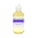 Simply Essential De-Stress Massage Oil with Lavender, Orange & Bergamot 100ml Relax Unwind Relaxation Blend
