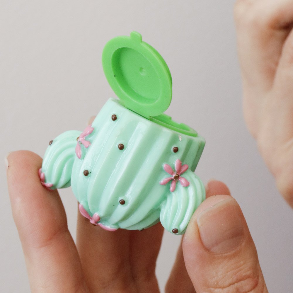 KIKKERLAND Kikkerland Cactus Lip Balm - (1 Lip Balm)