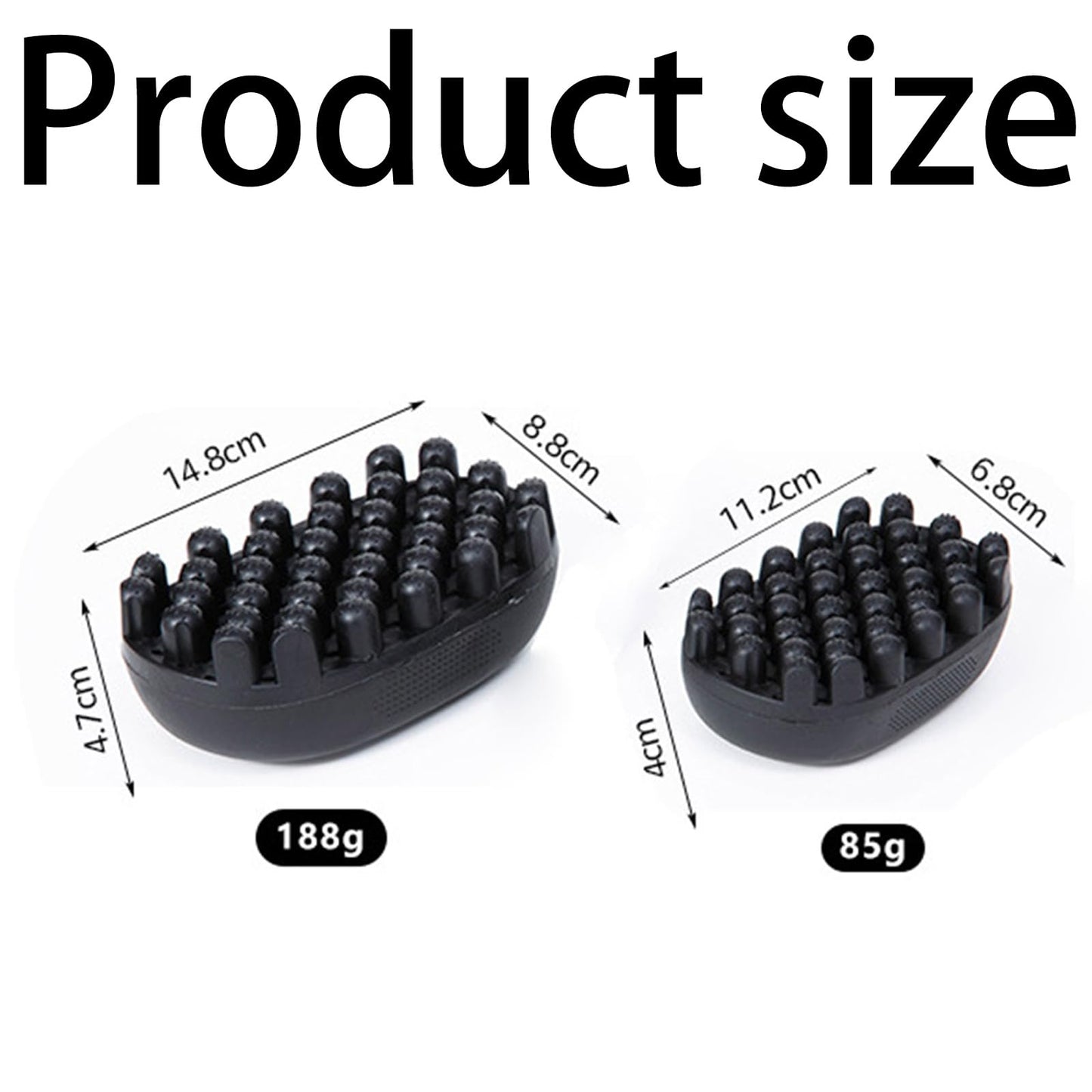ARROMI 2 PCS Twist King, Hair Sponge for Curls, Black Styling Brushes for Afro and Curly Hair, Professional Twist Styler Set, Perfect for Home and Salon Use, Includes Large and Small Sizes