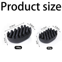 ARROMI 2 PCS Twist King, Hair Sponge for Curls, Black Styling Brushes for Afro and Curly Hair, Professional Twist Styler Set, Perfect for Home and Salon Use, Includes Large and Small Sizes